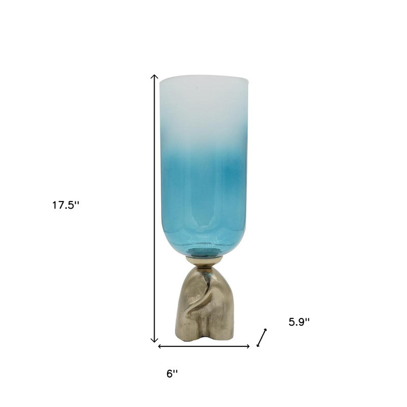 Vase de table en aluminium 18 po