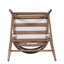 Lot de 2 chaises longues d'extérieur en forme de U, en PE, avec coussin d'eau, structure en aluminium, style et finition modernes.
