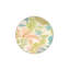 Tapis vert tissé à motif floral-1480297176