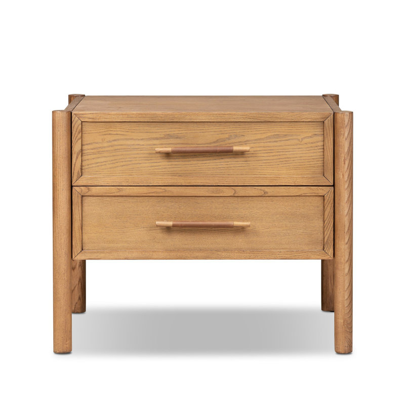 Salado 2 - Drawer Solid Wood Nightstand
