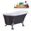 1399.5mm x 680.7mm Freestanding Soaking Acrylic Bathtub-1953010641-1953010644