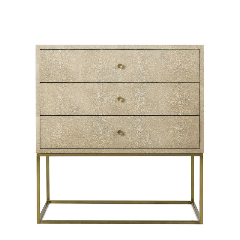 Commode anglaise à 3 tiroirs Novotny