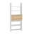 Modern Ladder-Style Bookshelf With Drop-Down Desk And Adjustable Shelves – Multi-Functional Study Space With Hidden Storage