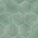 Matter Hex 7.88" x 9" Porcelain Stone Look Floor and Wall Tile