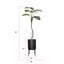 76 po Faux Philodendron plante en pot