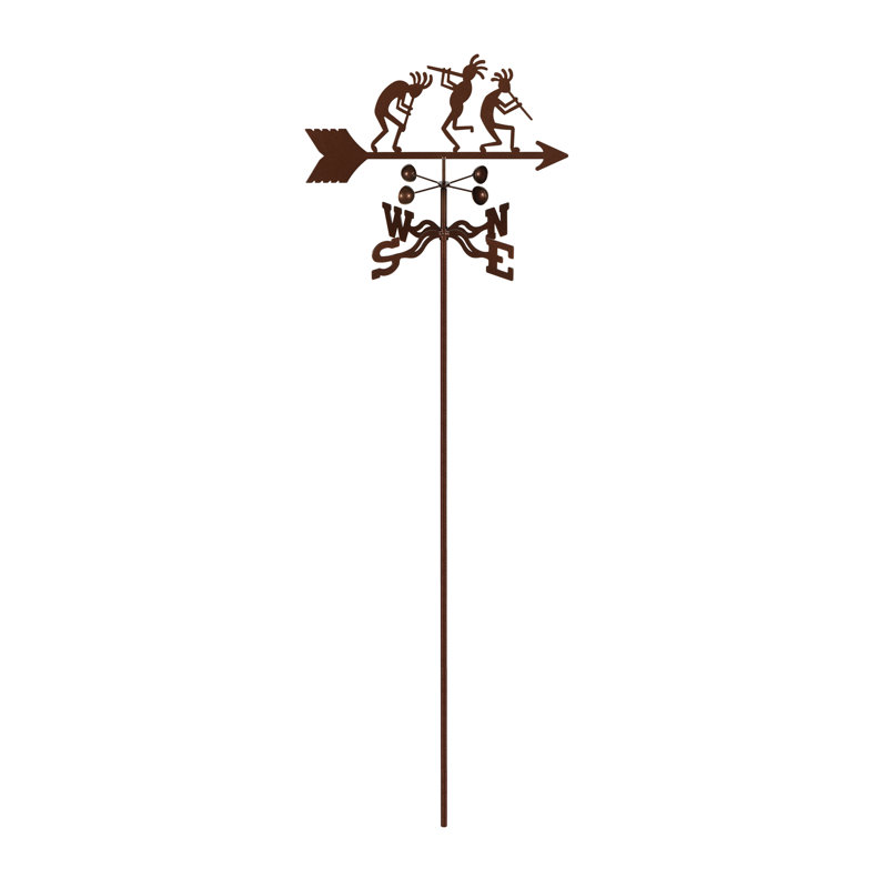 Girouette Benbrook Kokopelli, Fixation de jardin