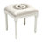 Initial A Vanity Stool, Initials A thru Z available