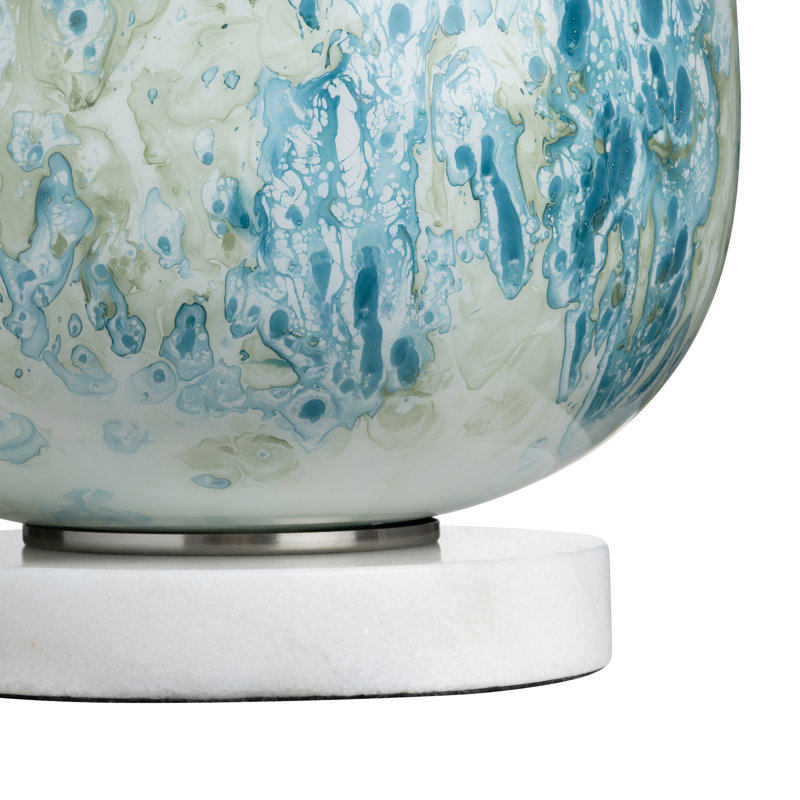 Lampe de table en verre