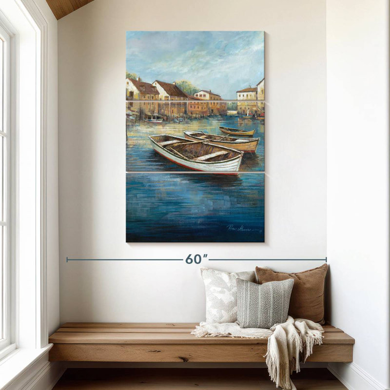 Mehar Tranquil Harbor I, 50" H x 32" W