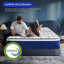 Matelas hybride 12 po en mousse viscoélastique gélifiée mi-ferme de taille moyenne Certifié CertiPUR-1409780979-1411406600