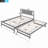 Platform Bed with Adjustable Trundle-1421359329
