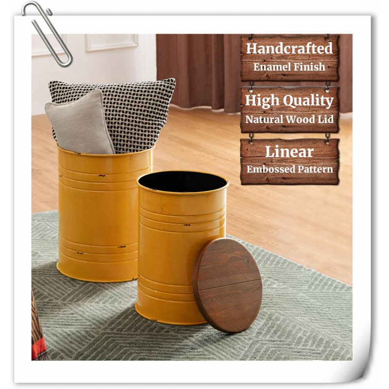 Tabouret d'appoint, Jaune