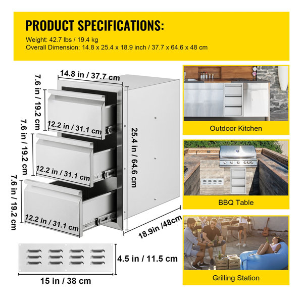 Dimensions du produit