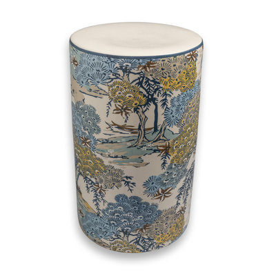 Scalamandre Of Trees Garden Stool