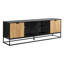 Tv Stand 72 Inch Console Media Entertainment Centre Storage Cabinet Living Room Metal Modern Contemporary