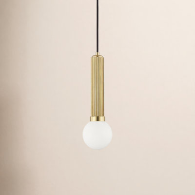 Luminaire suspendu 1 lumière à DEL Mazan