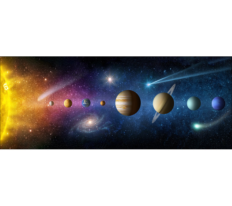 No Frame Print on Float Glass, 50cm H x 125cm W x 1.4cm D