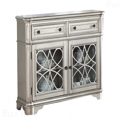 Armoire de rangement avec tiroirs, meubles de salle à manger en bois Traditional