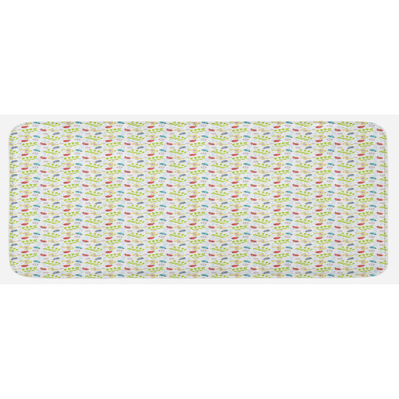 Tapis de cuisine coccinelle