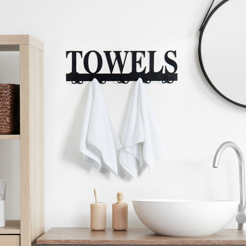 Dual Wall Mounted Towel Hook