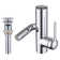 7-1/2"H Single Handle Single Hole Bathroom Sink Faucet With Drain Assembly