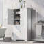 Armoire de rangement haute et large avec trois tiroirs-1757890455
