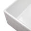 Nantucket Sinks Newport 28'' White Fireclay Rectangular Wall Mount Bathroom Sink with Overflow
