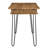 Adames Metal Base Writing Desk with Power Outlet