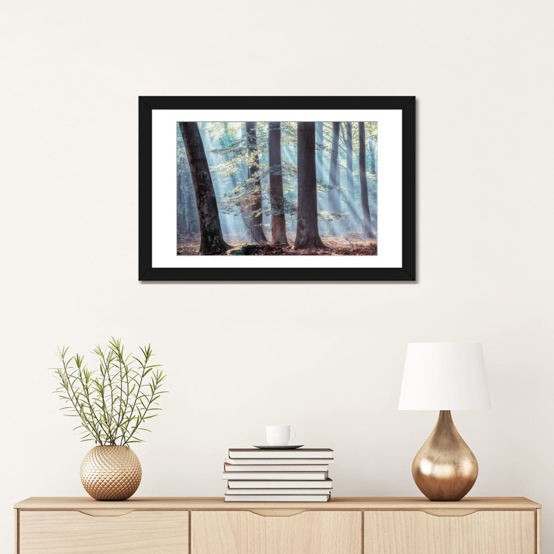 Épeautre - reproduction de photo sur toile, Toile avec cadre noir, H 8 po x l 18 po x P 26 po, Pas de tapis