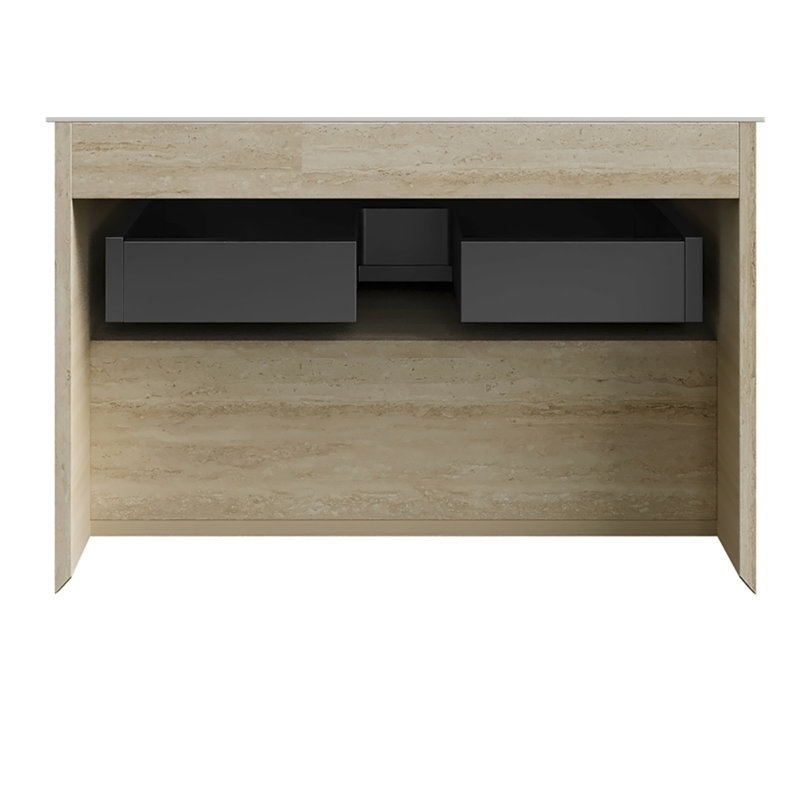 Armoire murale FRIGGA 30 po avec tiroir et tablette ouverte