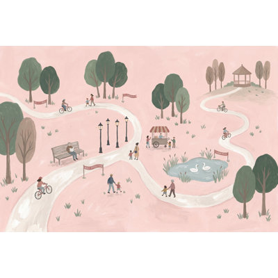 Papier peint Pastel Park Landscape