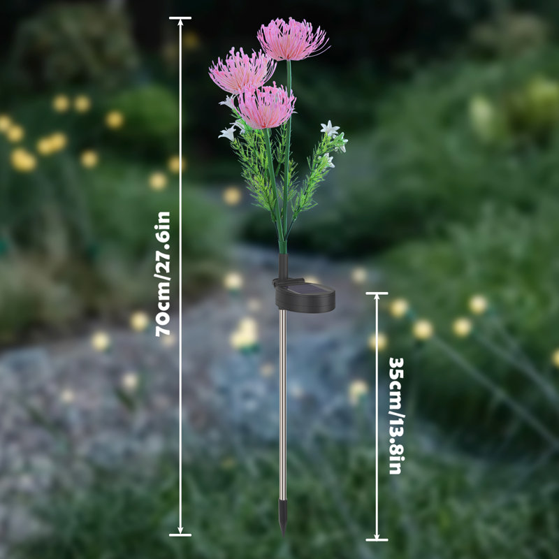 Paquet de 6 lys 3 lumières, Rose
