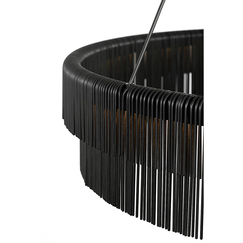 Kelly Wearstler 1 - Light LED Chandelier, 6.25" H x 33.75" W x 33.75" D, Aged Iron