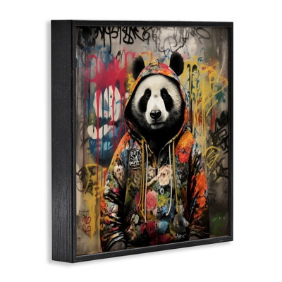 «Urban Graffiti Panda», estampe numérique par Lazar Studio