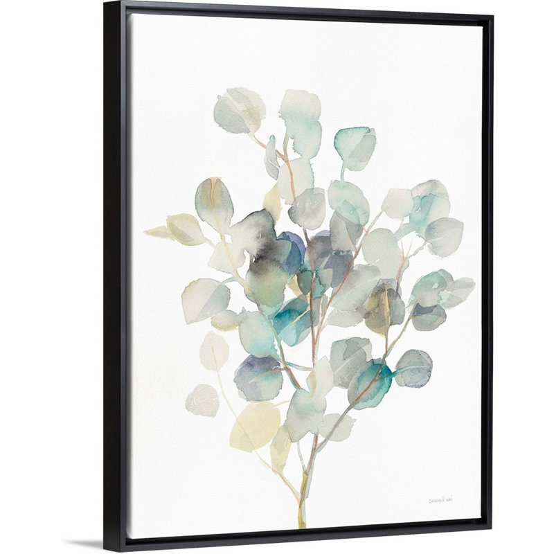 Reproduction d'art sur toile, Cadre flottant noir, H 42 po x l 32 po x P 1,75 po