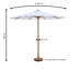 Arcola 300cm Beach Parasol