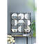 Miroir mural moderne moderne en métal noir perlé de 35,6 po, créant un miroir de chambre à coucher, de salon et de vestibule élégant et confortable pour l'intérieur