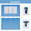 3 x 3m folding gazebo with 4 side panels-99441146