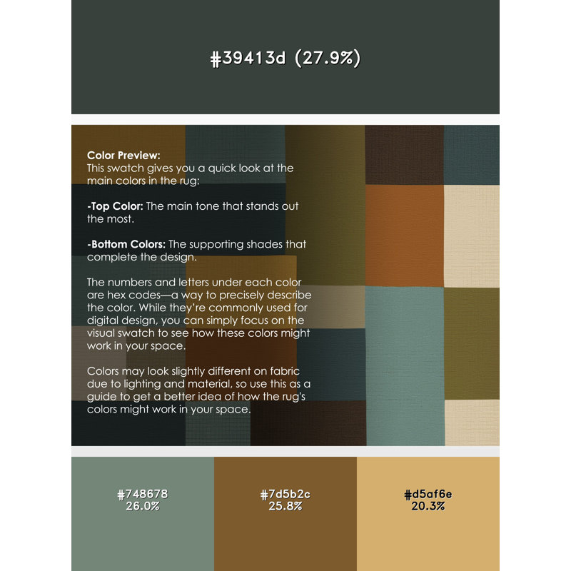 Square Strata Rug, Rectangle 2' x 3'