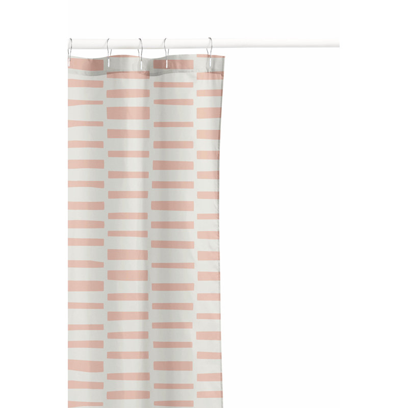 Flat Attack Ultra-Thin Lightweight Shower Curtain, Pink