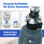 Evolution Cover Control 3/4 HP Garbage Disposal, Advanced Series Batch Feed Food Waste Disposer