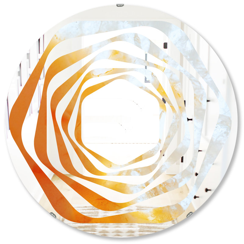Miroir mural True Stone Whirl, 31,5 po x 31,5 po
