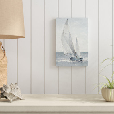 Gray Seas I by Ethan Harper - Painting