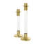 Pilier de table en acier inoxydable H 10,95 po