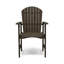 Ensemble de 2 chaises de salle à manger d'extérieur résistantes aux intempéries en bois d'acacia Adirondack-1195246539