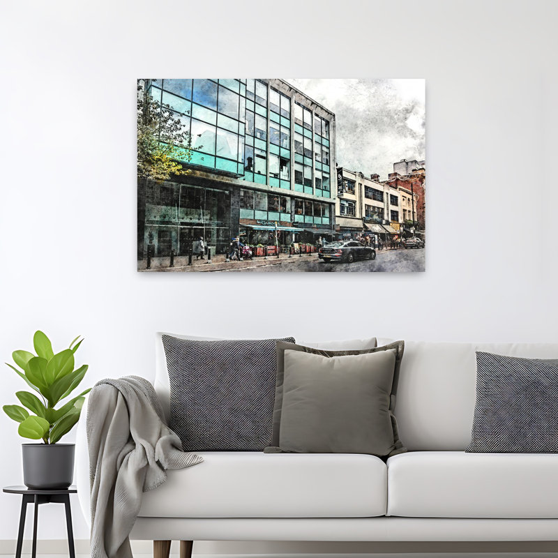 Art urbain, art urbain moderne, 32" H x 48" W
