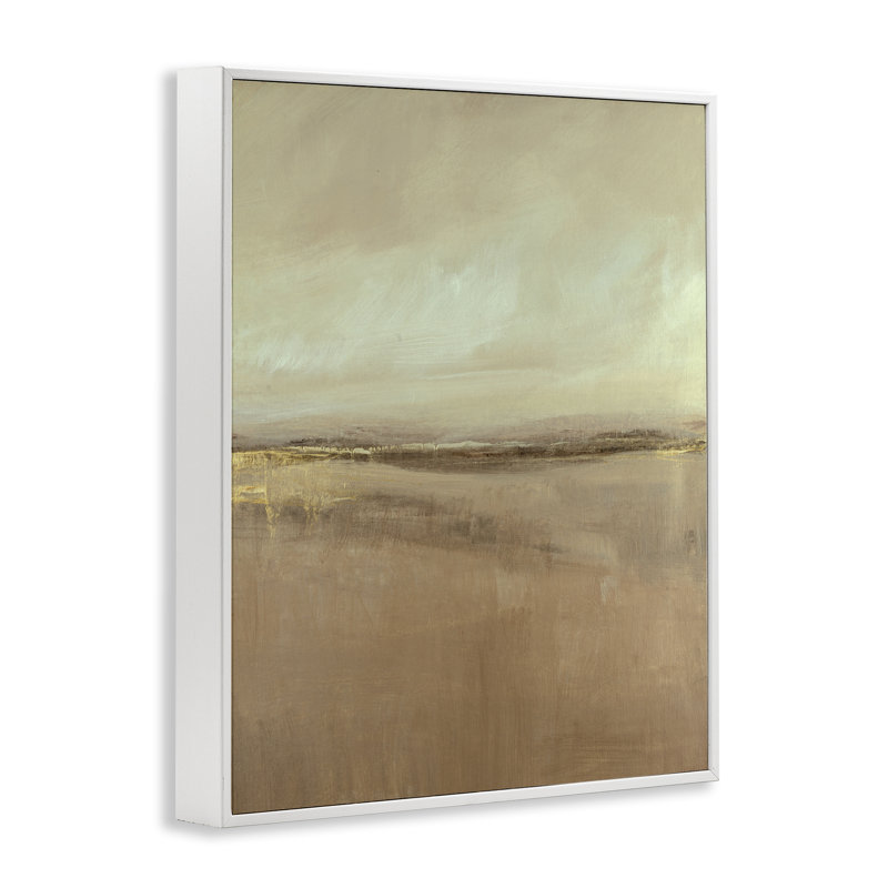 Estampe numérique neutre encadrée, design par Tim Ottoole, H 14 po x l 11 po, Estampe numérique encadrée blanc bord de mer