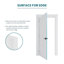 Porte intérieure simple pré-suspendue blanche avec noyau droit à droite-78590845-106871076-106871075