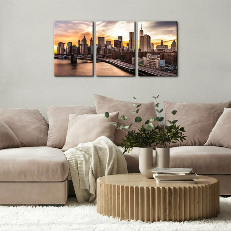 3 Piece Wrapped Canvas Print