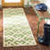 Arneshia Geometric Beige/Green Area Indoor/Outdoor Area Rug